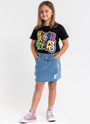 Sugar Girls Denim Mini Skirt - Kids