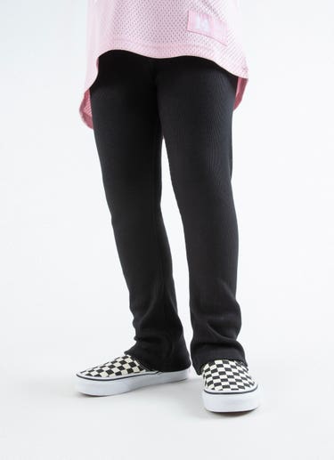 Sugar Girls Glimmer Flared Leggings in Black