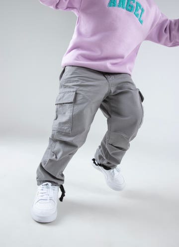 Sugar Girls Loaded Cargo Pants in Grey | Red Rat Sugar Girls Loaded Cargo Pants In Grey | Red Rat