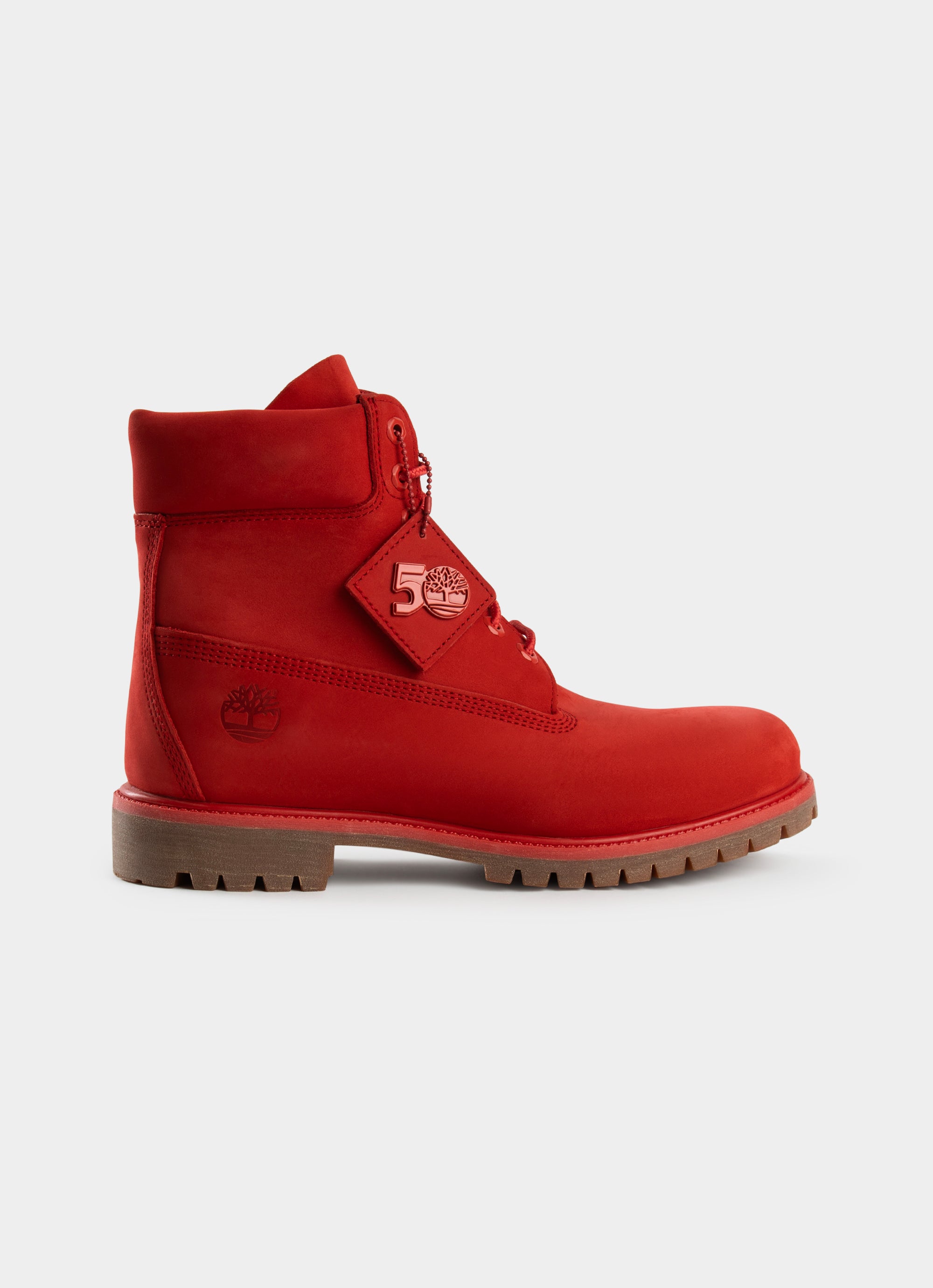 Timberland  6-inch Premium Waterproof Boots in Red