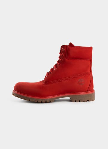 Timberland  6-inch Premium Waterproof Boots in Red