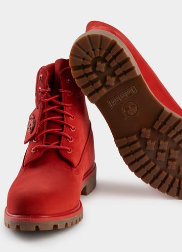Timberland  6-inch Premium Waterproof Boots in Red