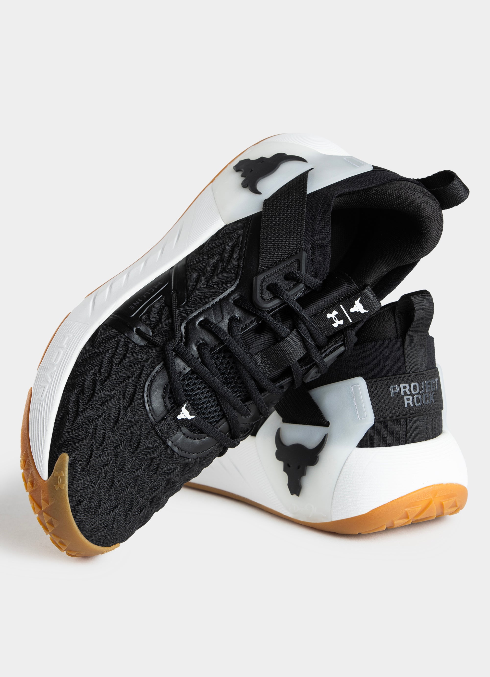 Under Armour Project Rock 6 Shoes in Black Red Rat