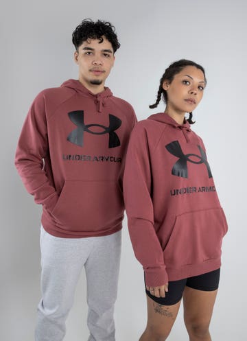 Under Armour Rival Fleece Logo Hoodie in Unknown | Red Rat