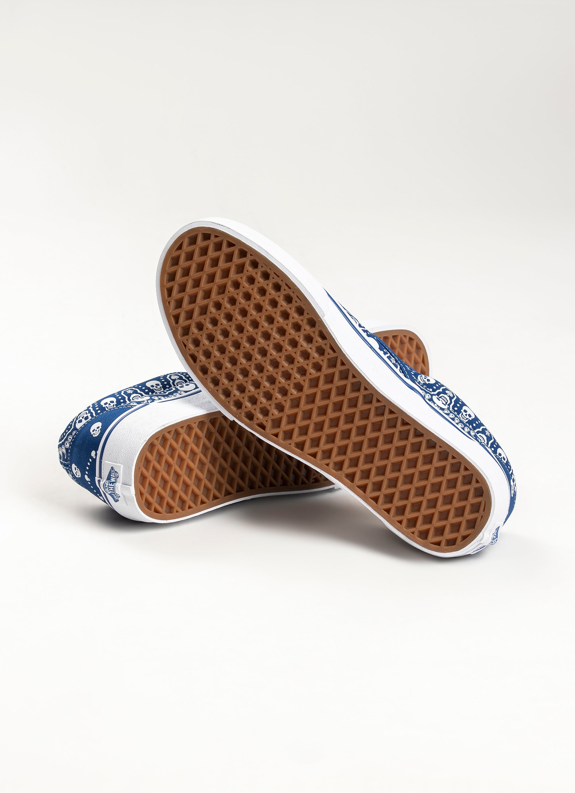 Vans Classic Slip on Bandana Shoe in Multi Red Rat