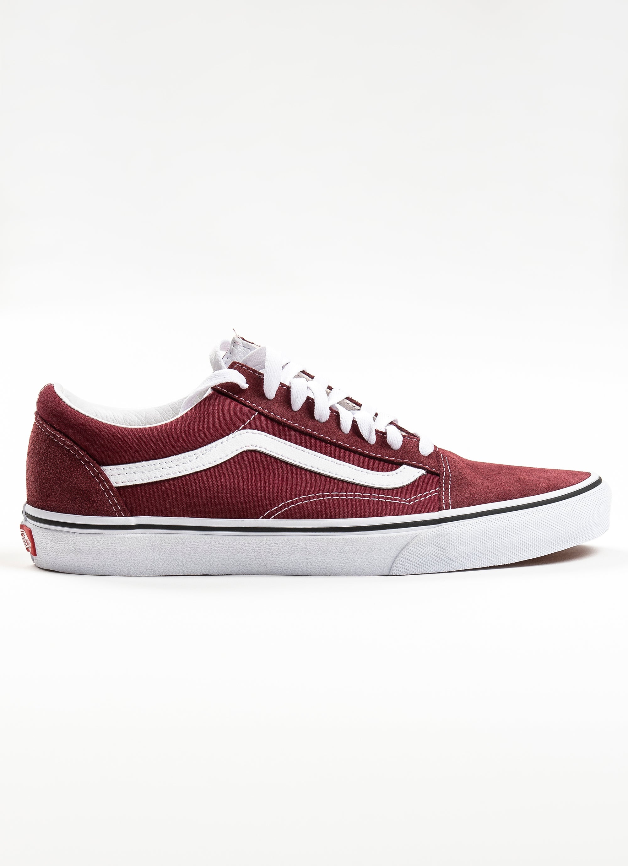 vans old skool red maroon