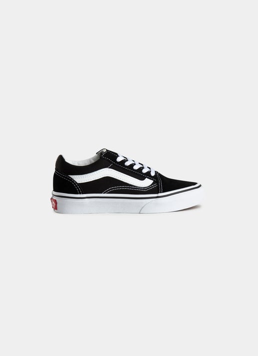 Vans Old Skool Shoes Kids in Black Red Rat