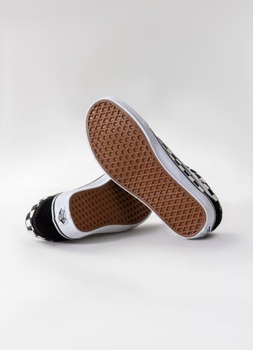 Vans Old Skool Primary Check Shoes in Black