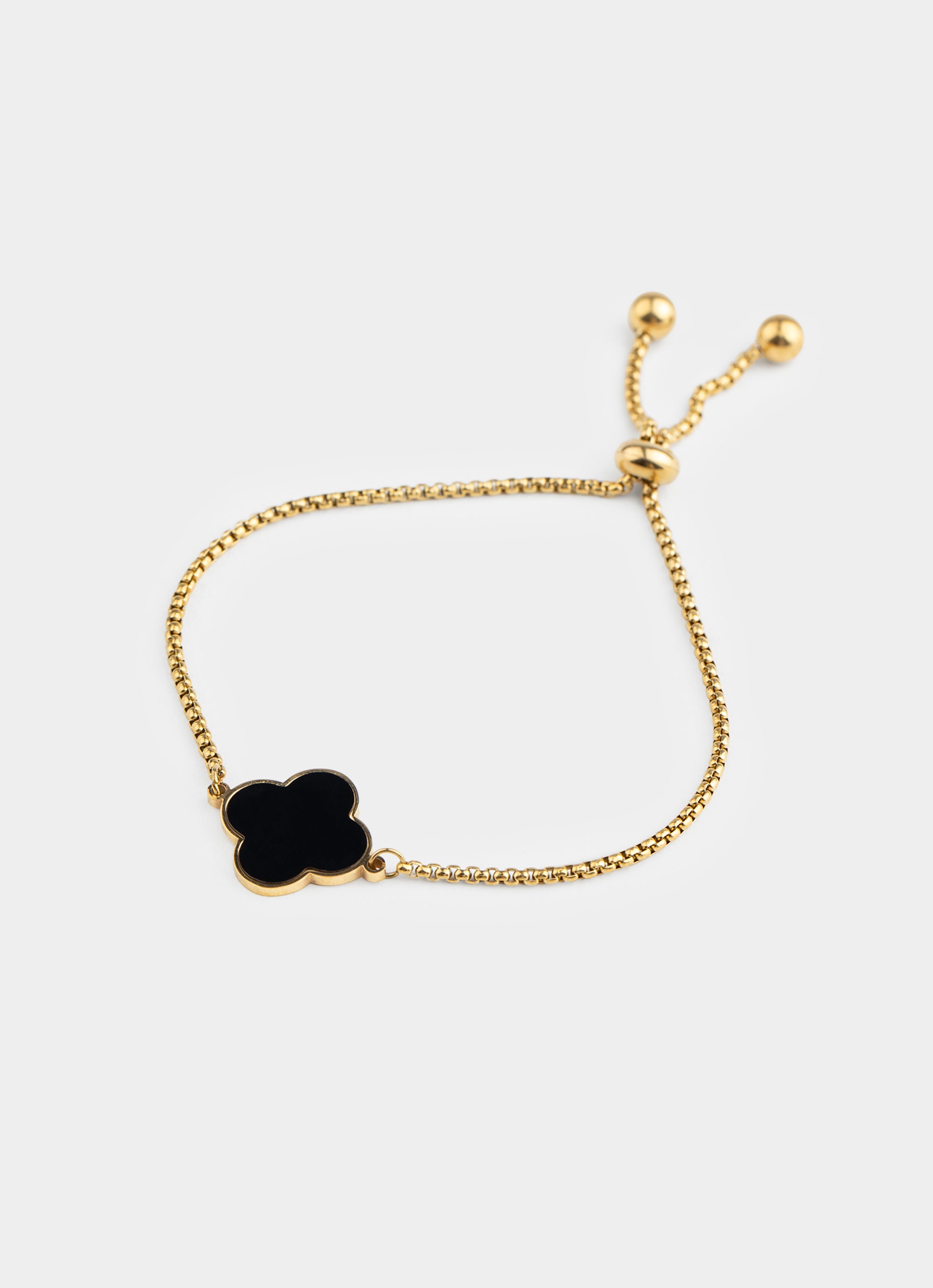 Vendetta 4 Leaf Clover Bracelet - 18k Gold Plated in Multi