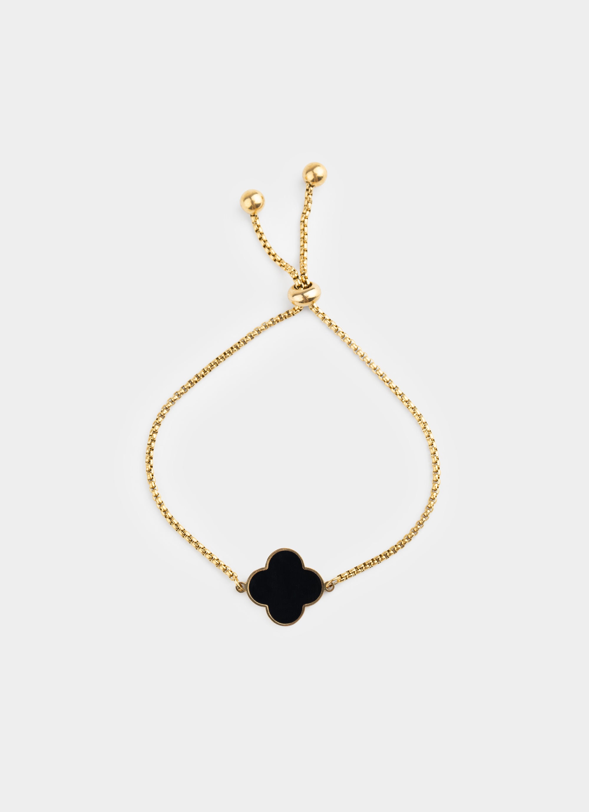 Vendetta 4 Leaf Clover Bracelet - 18k Gold Plated in Multi