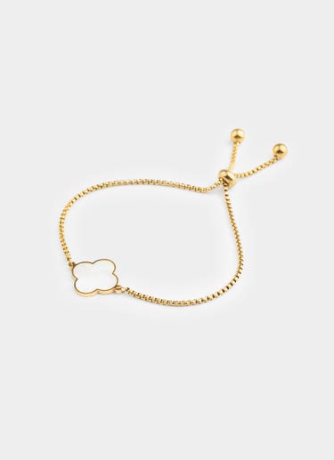 Vendetta 4 Leaf Clover Bracelet - 18k Gold Plated in Multi