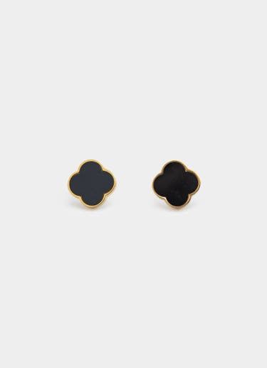 Vendetta 4 Leaf Earring - 18k Gold Plated in Multi