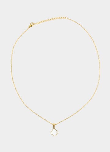 Vendetta 4 Leaf Necklace - 18k Gold Plated in Multi