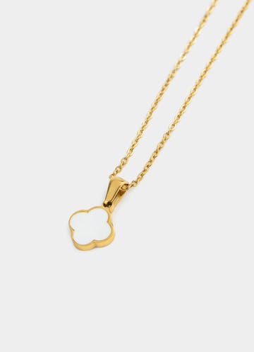 Vendetta 4 Leaf Necklace - 18k Gold Plated in Multi
