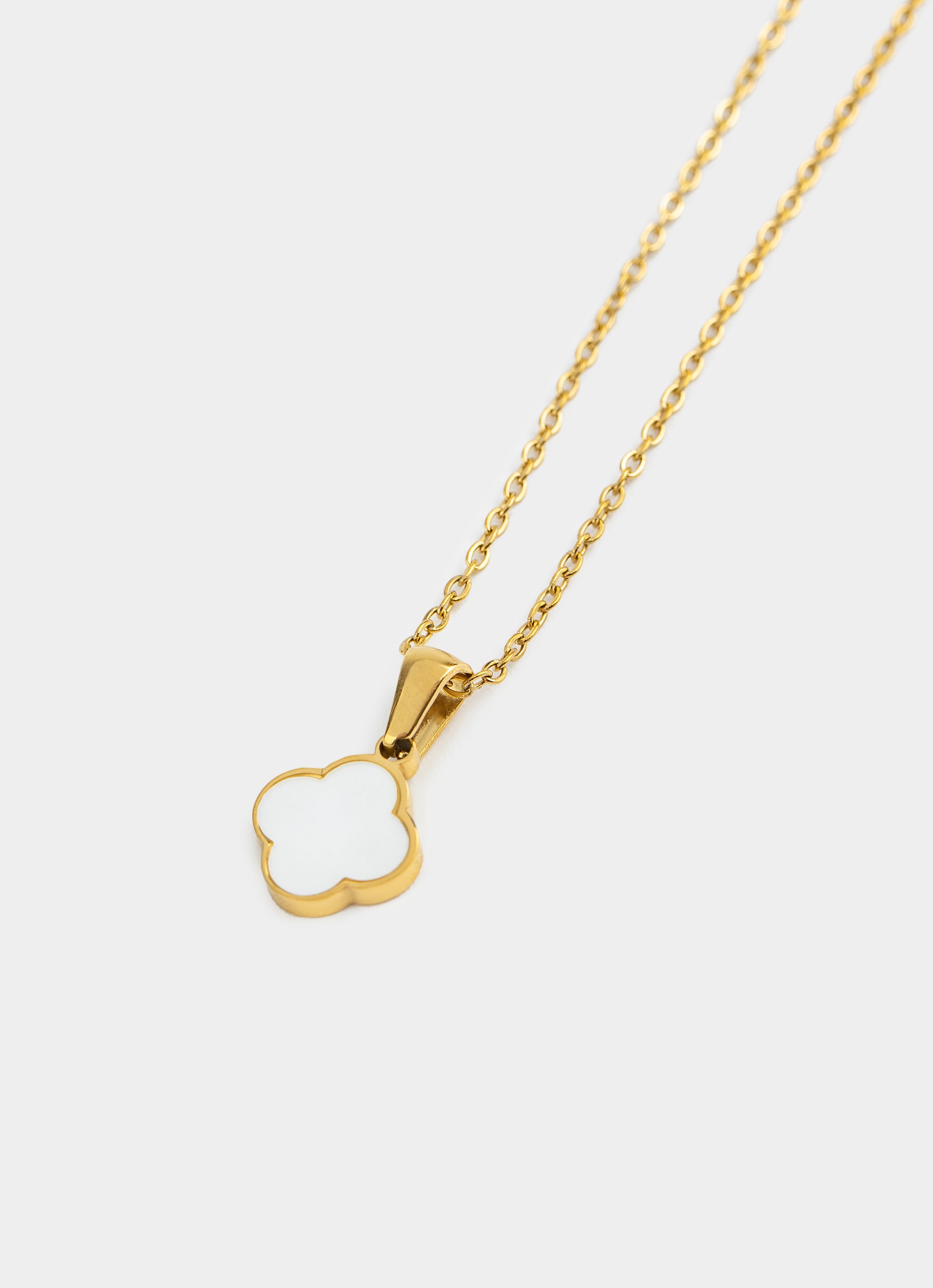 Vendetta 4 Leaf Necklace - 18k Gold Plated in Multi
