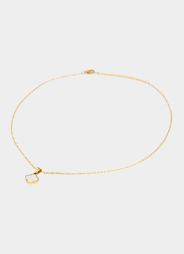 Vendetta 4 Leaf Necklace - 18k Gold Plated in Multi