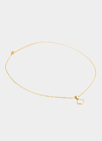 Vendetta 4 Leaf Necklace - 18k Gold Plated in Multi