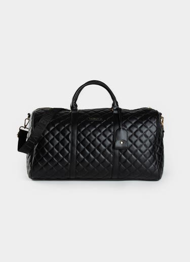 Vendetta Baron Quilted Duffle in Black