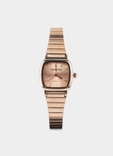 Vendetta Camille Watch - Rose Gold in Pink