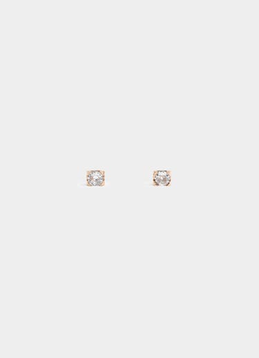 Vendetta Claw Stud Earring - Rose Gold Plated in Pink