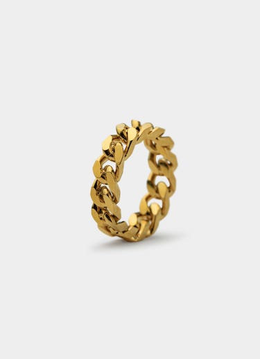 Vendetta Cuban Ring - 18k Gold Plated in Gold