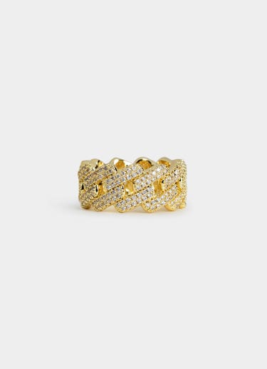 Vendetta Cuban Ring - 14k Gold Plated in Gold