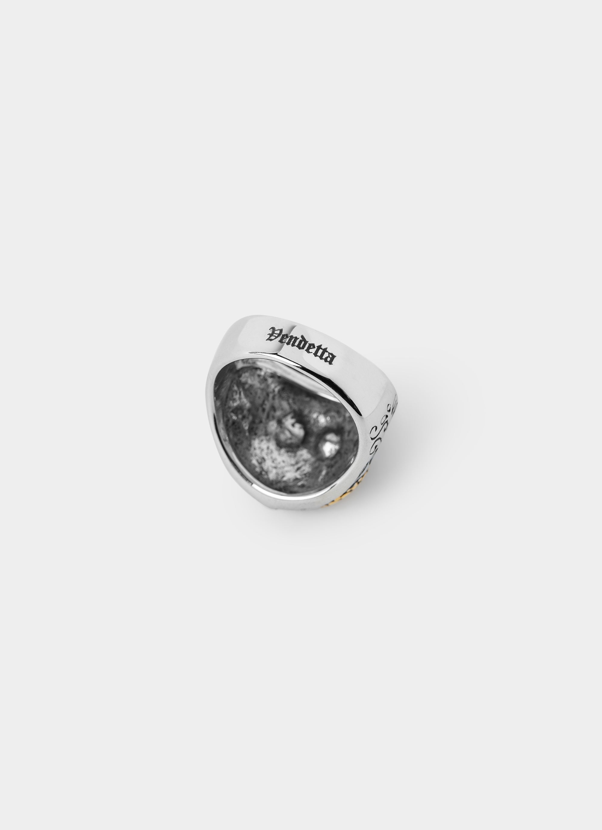 Vendetta Dia De Los Muertos Ring in Silver