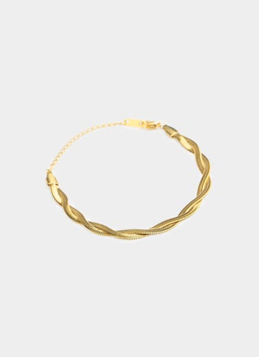 Vendetta Dual Snake Bracelet -  18k Gold Plated in Gold