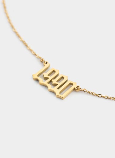Vendetta Established Necklace 1990 - 2022 - 18k Gold Plated in Gold