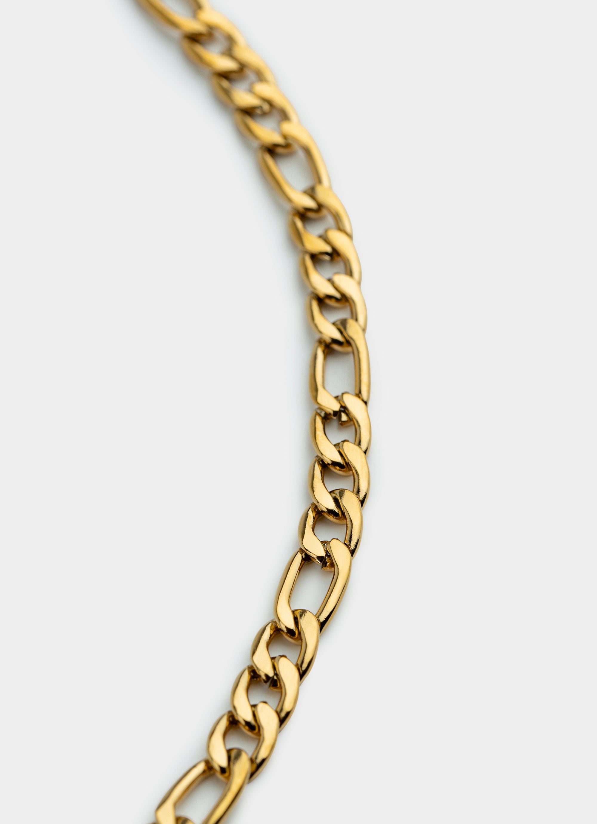 Vendetta Figaro Necklace 6mm - 18k Gold Plated in Gold