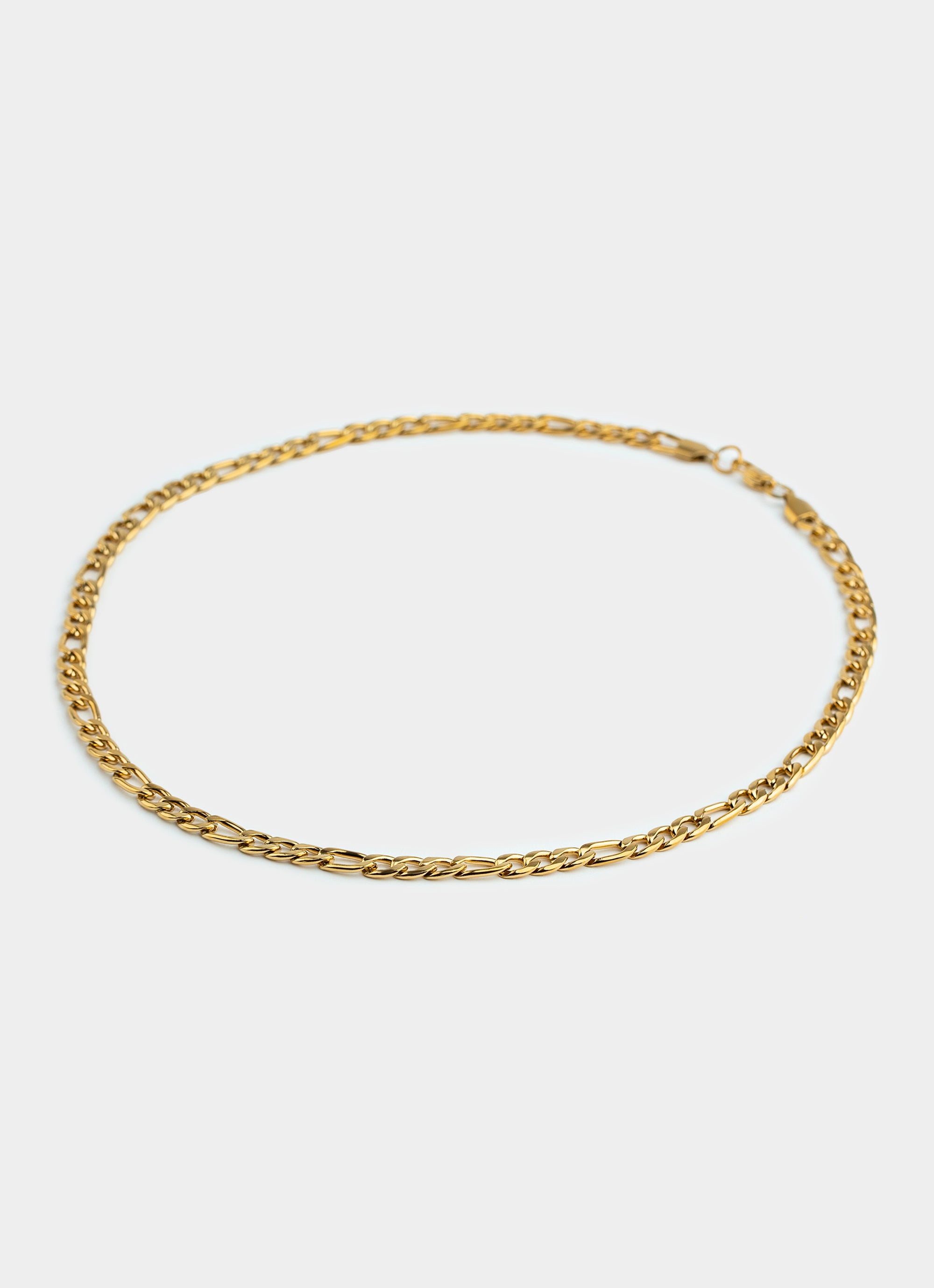 Vendetta Figaro Necklace 6mm - 18k Gold Plated in Gold