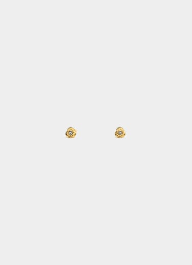 Vendetta Flower Stud Earring - 18k Gold Plated in Gold