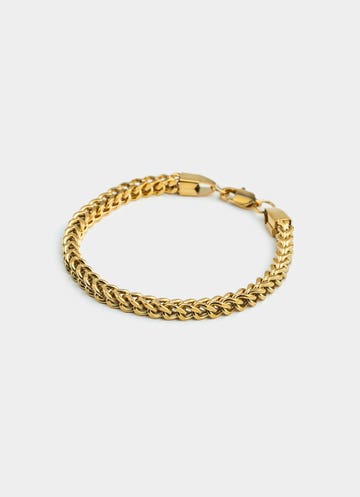 Vendetta Franco Bracelet 5mm - 18k Gold Plated in Gold