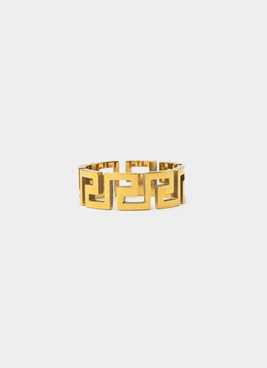Vendetta Greca 8mm Ring - 18k Gold Plated in Gold