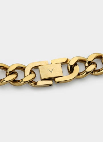 Vendetta Greca Cuban Bracelet- 18k Gold Plated in Gold