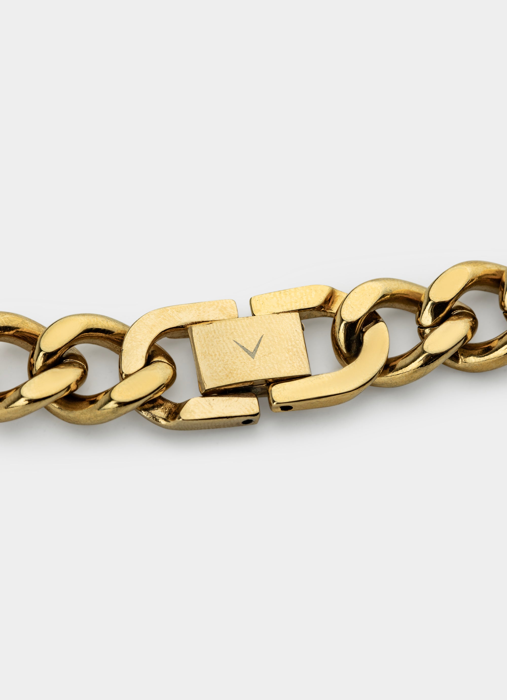 Vendetta Greca Cuban Bracelet- 18k Gold Plated in Gold