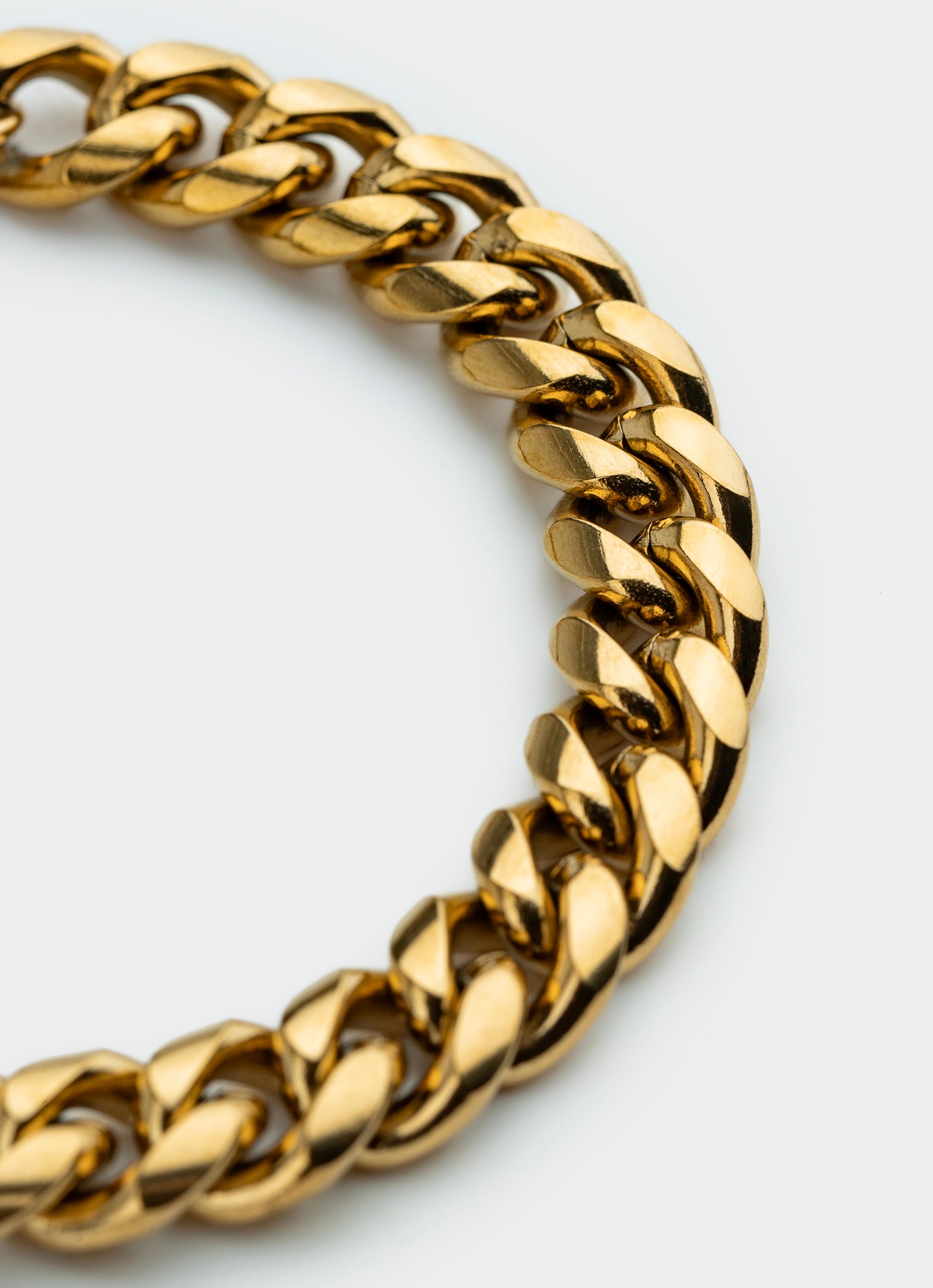 Vendetta Havana Cuban Bracelet 10mm - 18k Gold Plated in Gold