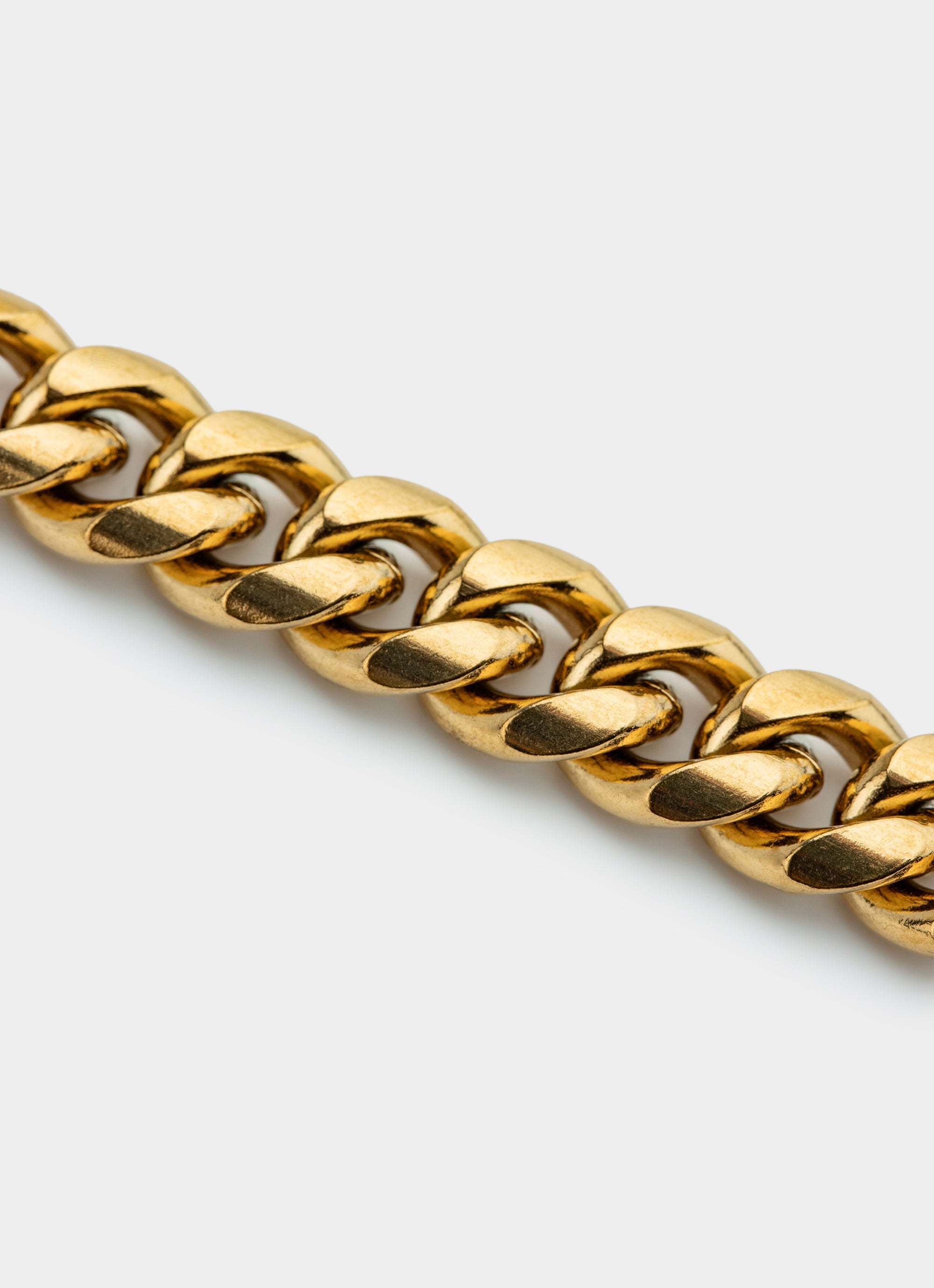 Vendetta Havana Cuban Bracelet 10mm - 18k Gold Plated in Gold