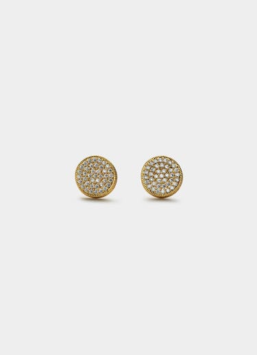 Vendetta Icy Baron Stud - 18k Gold Plated in Gold