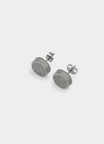 Vendetta Icy Baron Stud - Stainless Steel in Silver
