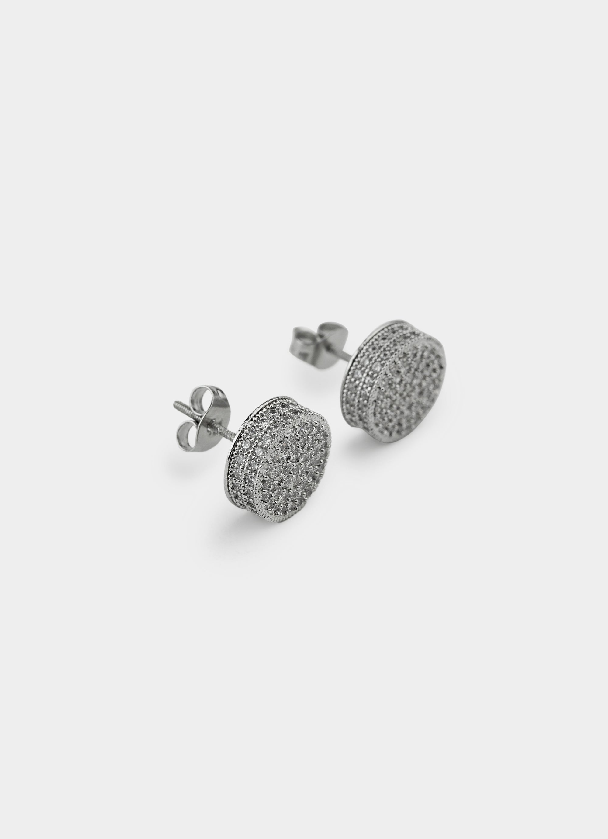 Vendetta Icy Baron Stud - Stainless Steel in Silver