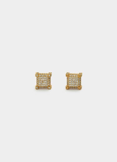 Vendetta Icy Noble Stud - 18k Gold Plated in Gold