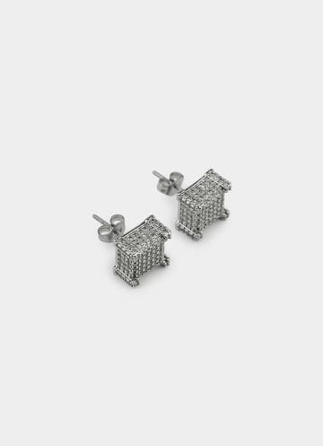 Vendetta Icy Noble Stud - Stainless Steel in Silver