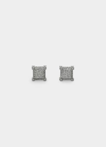 Vendetta Icy Noble Stud - Stainless Steel in Silver