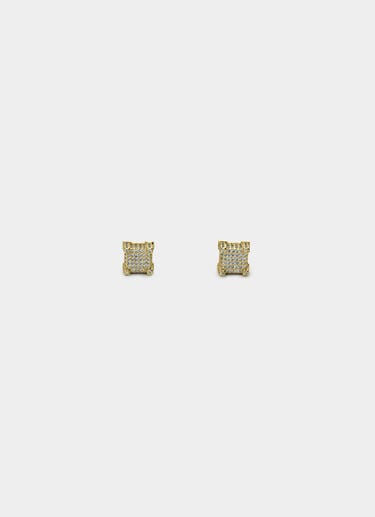 Vendetta Icy Palace Stud - 18k Gold Plated in Gold