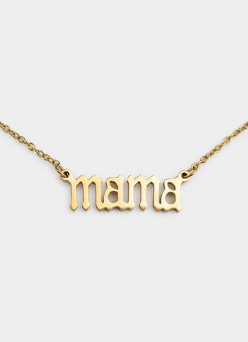 Vendetta Mama Necklace -  18k Gold Plated in Gold