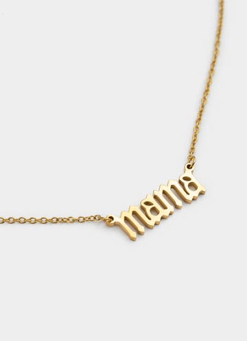 Vendetta Mama Necklace -  18k Gold Plated in Gold