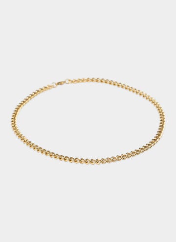 Vendetta Mini Chain Necklace - 18k Gold Plated in Gold