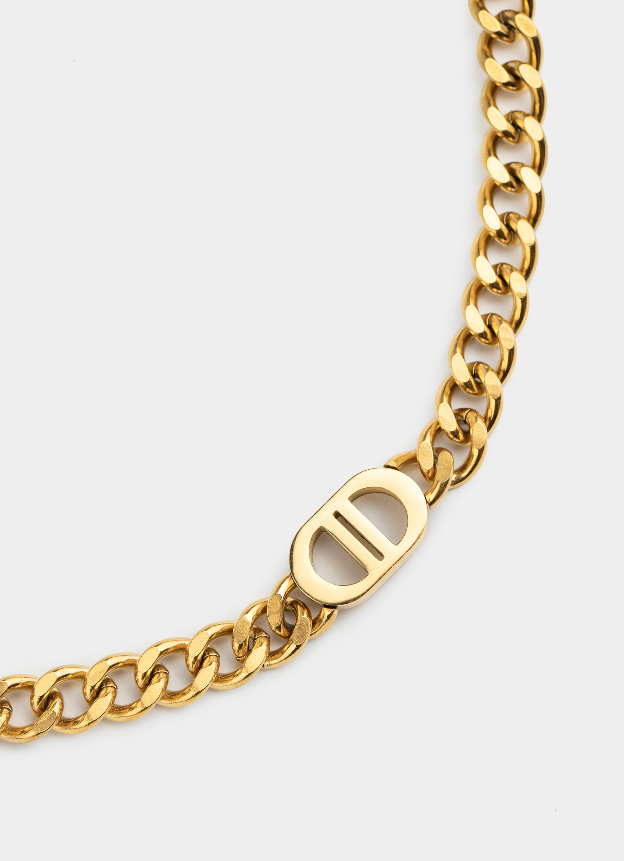 Vendetta Mono Necklace - 18k Gold Plated in Gold