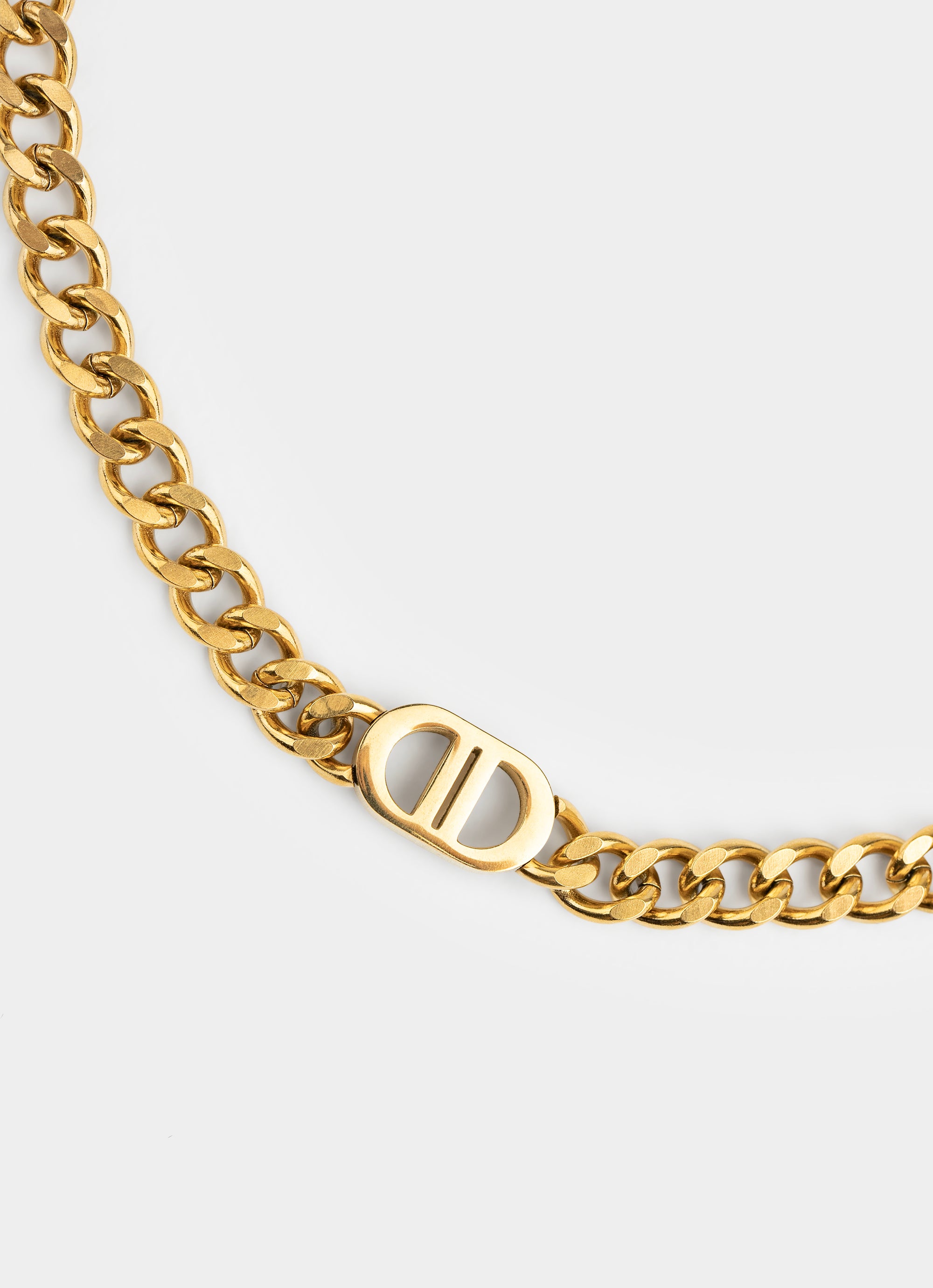 Vendetta Mono Necklace - 18k Gold Plated in Gold